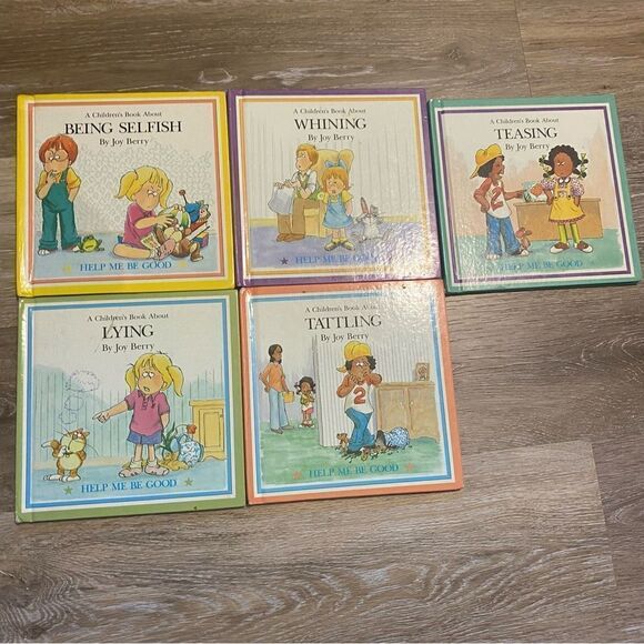 Set 5 hardcover books vintage Christian whining teasing selfish lying Joy Berry - Picture 1 of 3